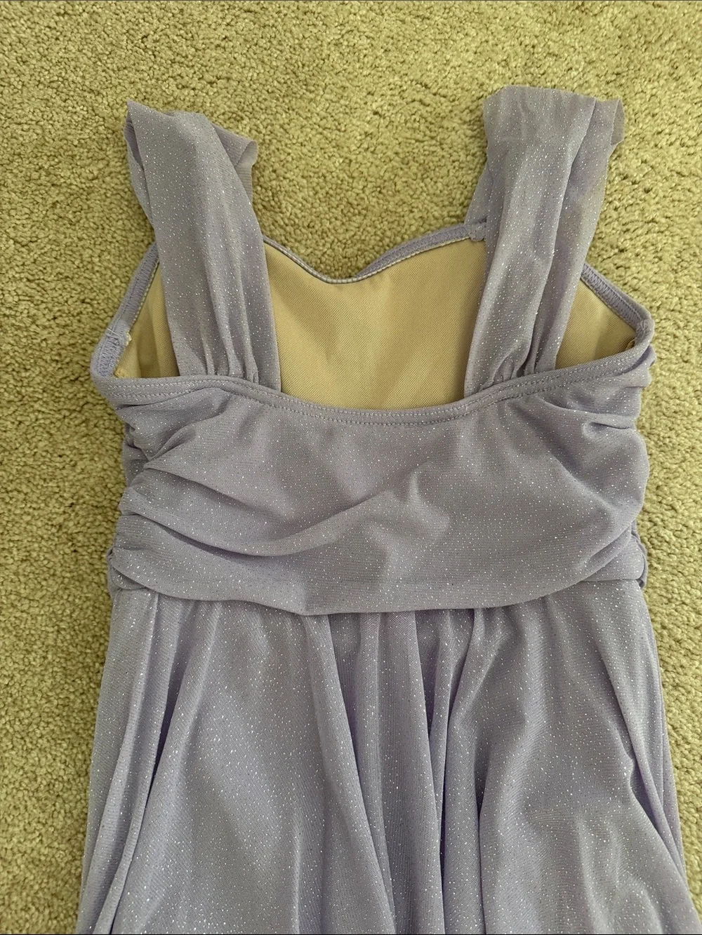 Weissman MC medium child - Elegant Lavender Chiffon dance costume